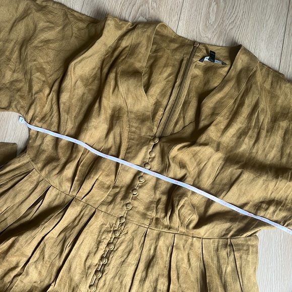 Banana Republic Linen Balloon Sleeve Button Frony Mini Dress - Picture 10 of 10